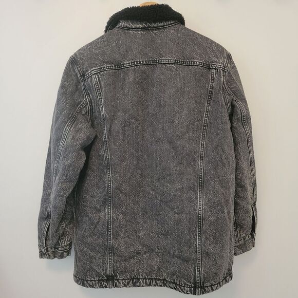 LEVIS LONG SHERPA TRUCKER JACKET - Picture 6 of 11